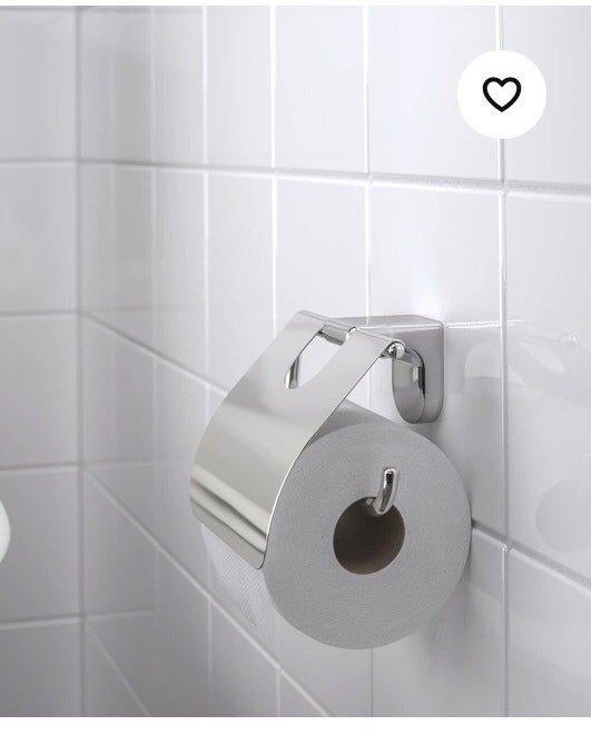 WC rol houder, Huis en Inrichting, Ophalen of Verzenden, Zo goed als nieuw, Grijs