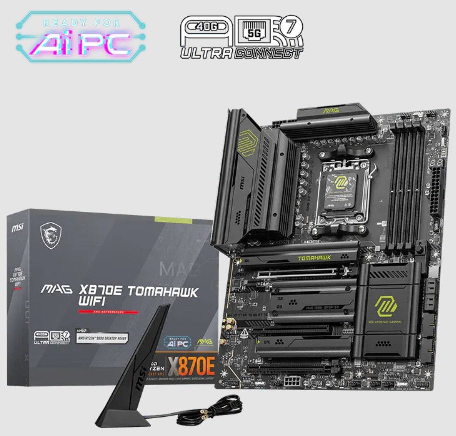 Carte mère de jeu MSI X870E TOMAHAWK WIFI AMD AM5, Informatique & Logiciels, Cartes mères, Enlèvement ou Envoi, Comme neuf, ATX
