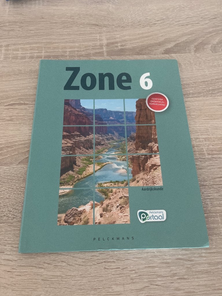 Zone 6 handboek, Boeken, Ophalen, ASO, Pelckmans, Aardrijkskunde