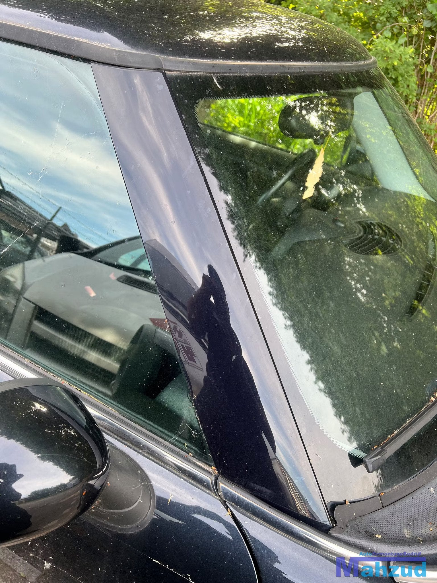 MINI R56 Zwart rechts voor A stijl afdekkap kap 2005-2014, Gebruikt, Customer.service@mini.co.uk, Mini, Voor