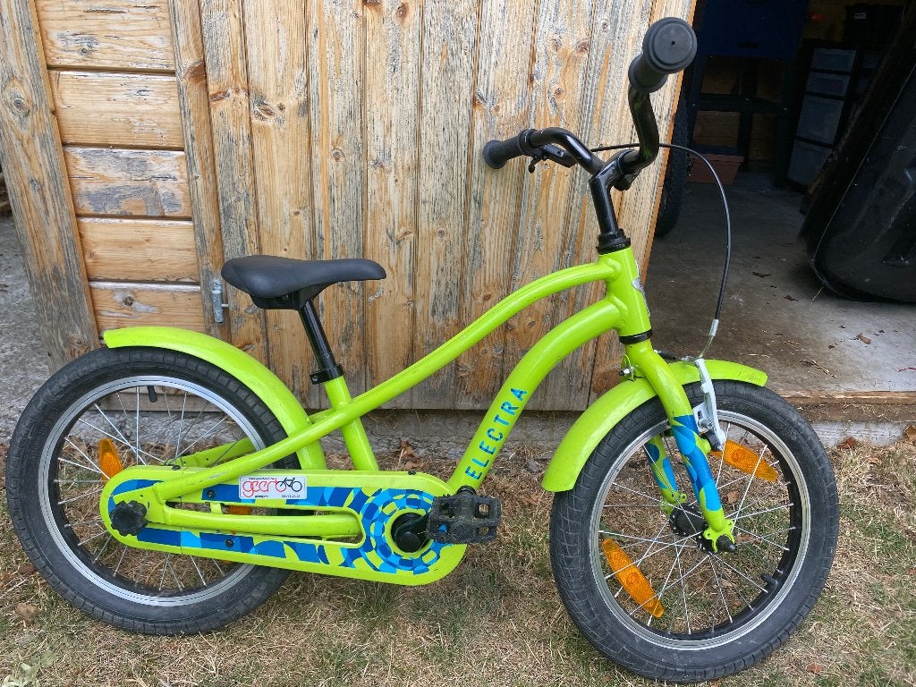 Kinderfiets Electra 16 inch, Fietsen en Brommers, Fietsen | Kinderfietsjes, Zo goed als nieuw, 16 tot 20 inch, Terugtraprem, Ophalen