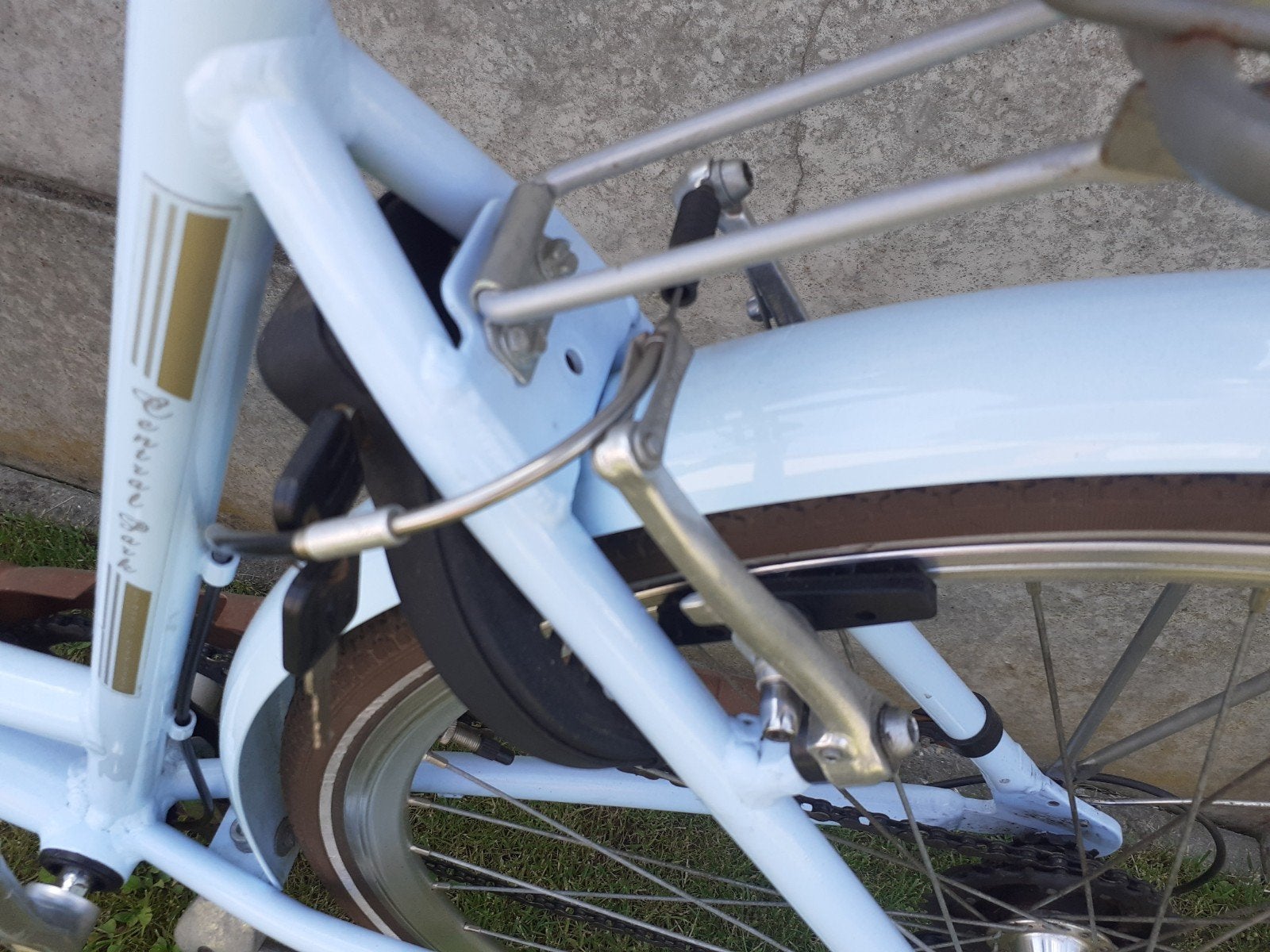Damesfiets volledig in orde, Ophalen