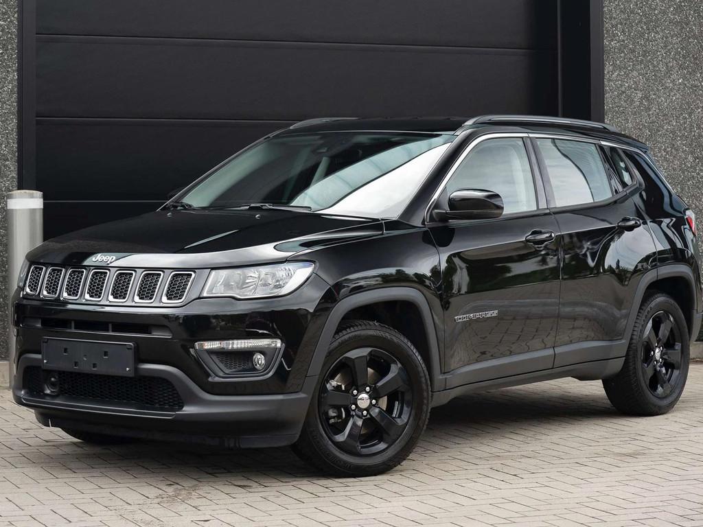 Jeep Compass Compass 1.4 Turbo 4x2 Longitude (bj 2020), Gebruikt, Lichtsensor, Zwart, Bedrijf