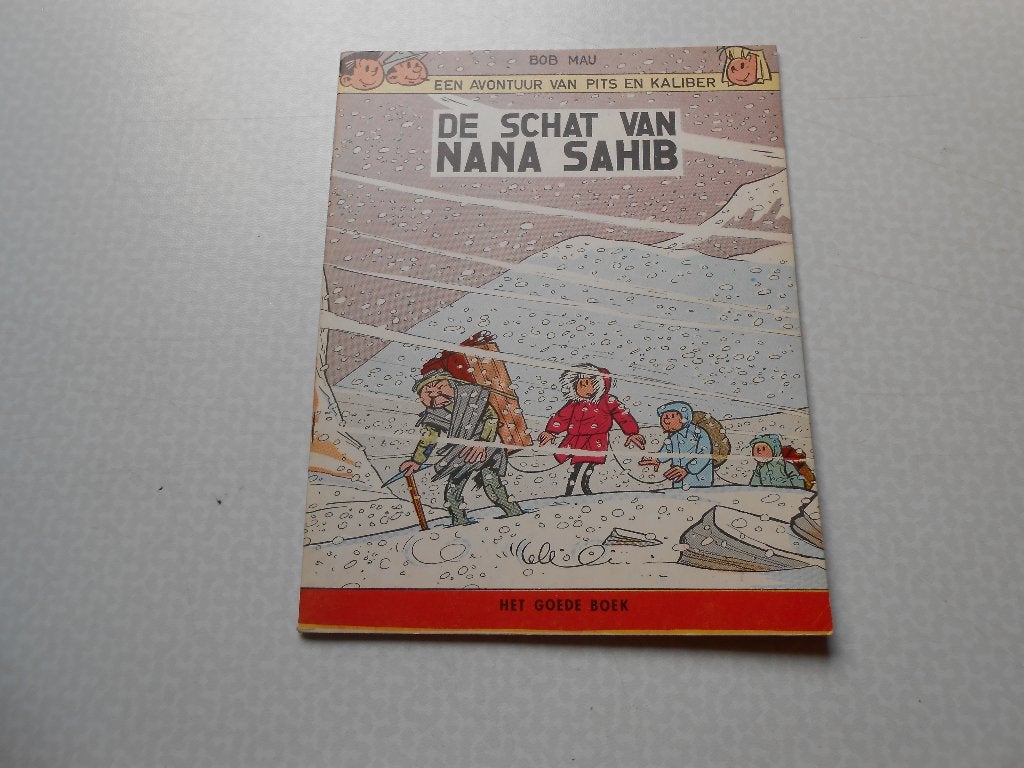 Pits en kaliber 5 de schat van mama sahib 1ste dr 1962., Boeken, Stripverhalen, Bob Mau, Eén stripboek, Nieuw, Ophalen of Verzenden