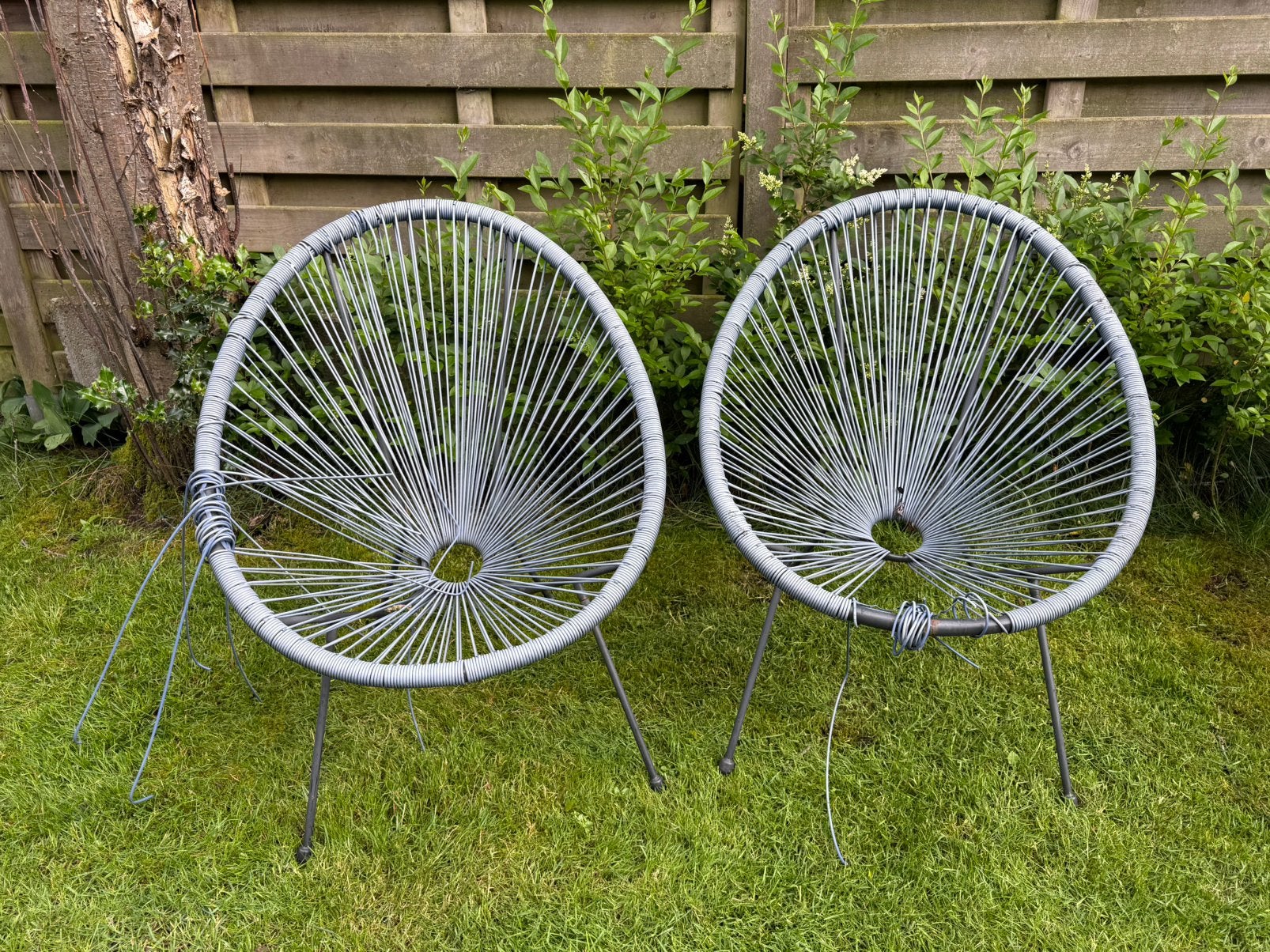 Gratis tuinstoelen, Tuin en Terras, Ophalen, Gebruikt
