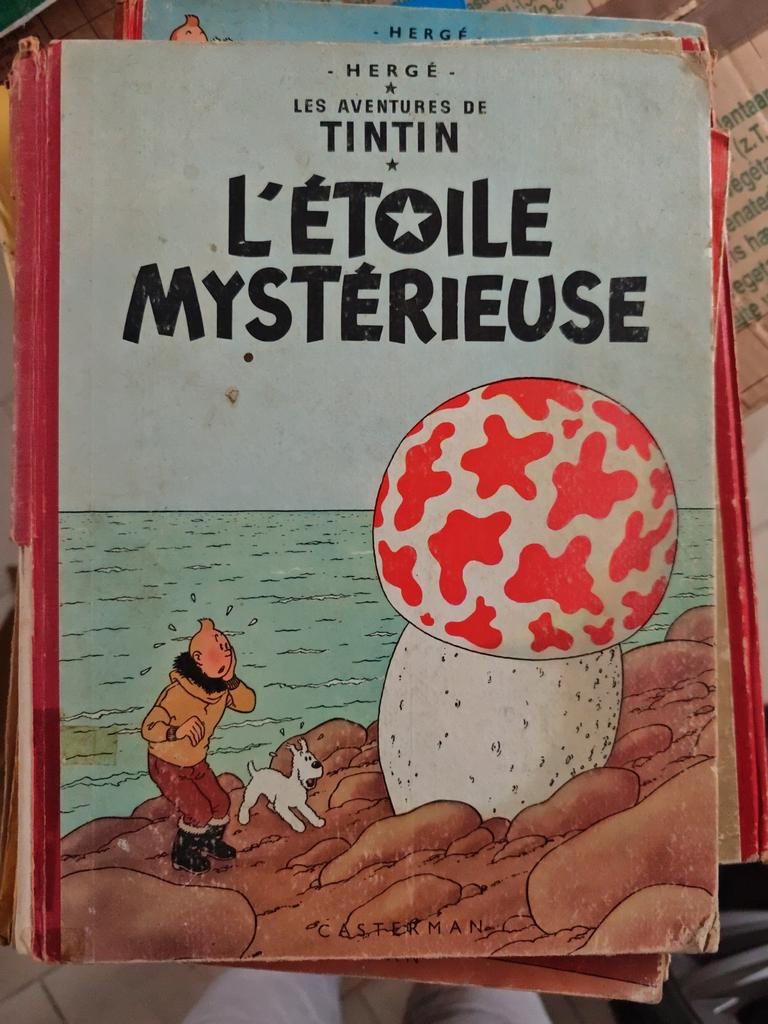 Tintin – L’Étoile mystérieuse – Casterman – Dos rouge – Édit, Collections, Enlèvement