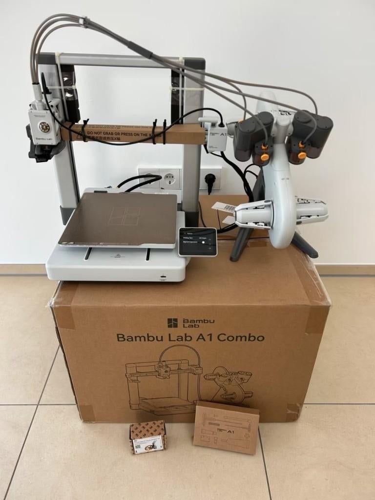 Bambu Lab A1 Combo 3D-printer met AMS Lite, Envoi, Wi-Fi intégré, Comme neuf, Bambu Lab