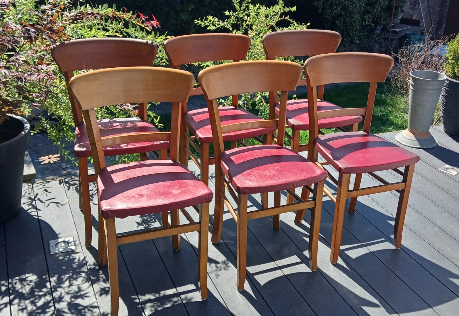 Bistrostoelen, Huis en Inrichting, Ophalen, Rood