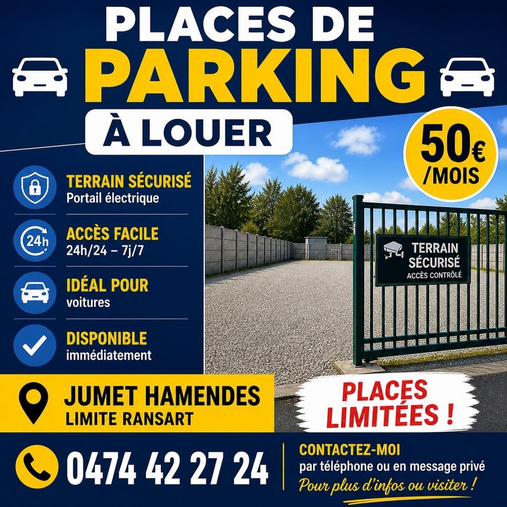 Places de parking à louer, Immo, Garages en Parkeerplaatsen
