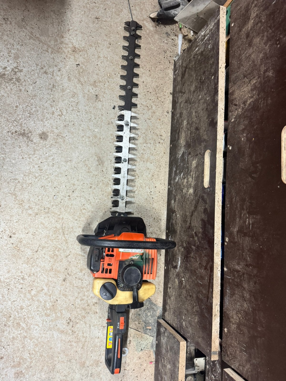 Stihl hs80 heggenschaar, Jardin & Terrasse, Enlèvement, Utilisé, Essence