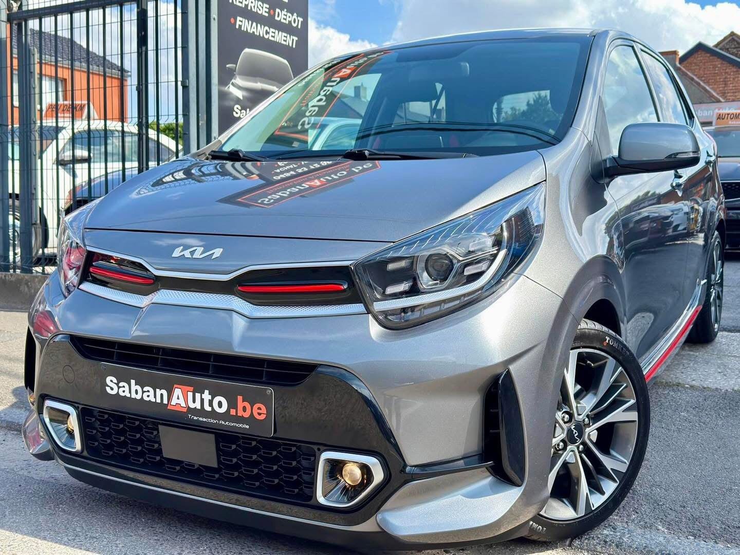 Kia Picanto 1.2 Essence GT LINE AUTOMATIQUE 2023, Autos, Argent ou Gris, Achat, Euro 6, Entreprise