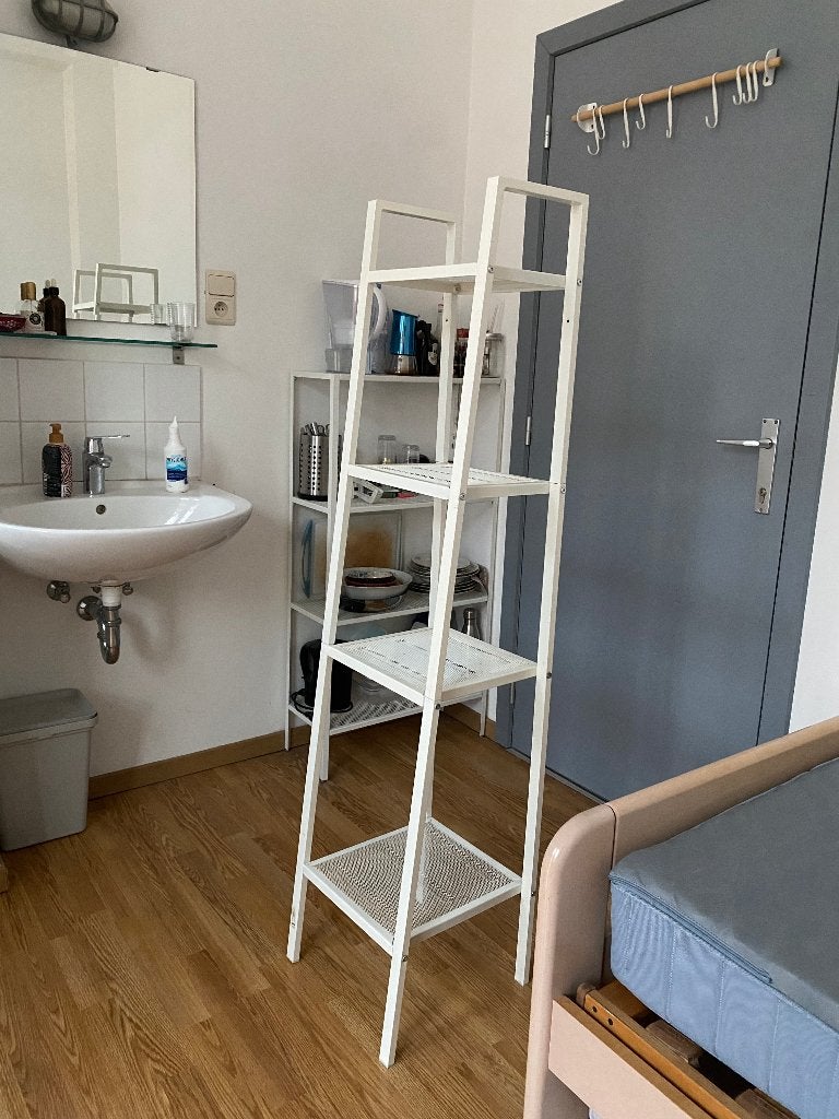 Étagère de rangement blanche — Leuven center, 25 à 50 cm, Moins de 100 cm, Comme neuf, Enlèvement