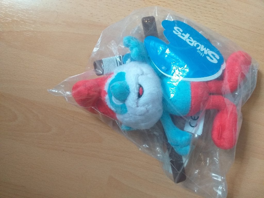 Marionnette Schtroumpf neuve avec étiquette 15€/pièce, Enlèvement, Neuf