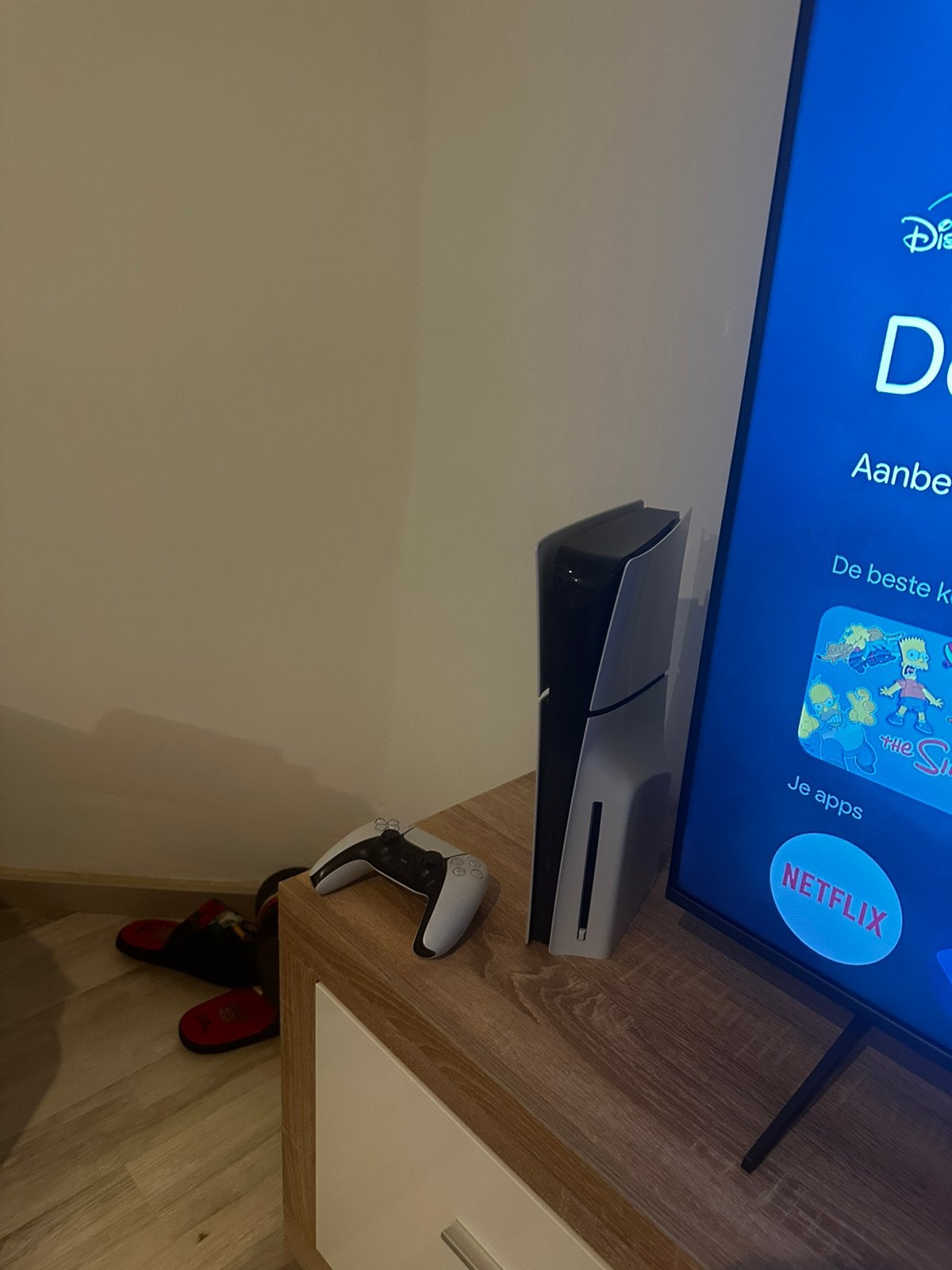 Ps5 slim disc edition 1 TB - doos met 1 controller, Games en Spelcomputers, Ophalen of Verzenden, Zo goed als nieuw, Playstation 5