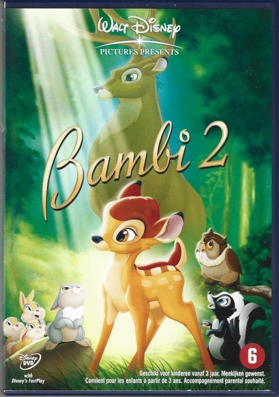 DVD Bambi 2, Tekenfilm, Frans, Ophalen of Verzenden, Zo goed als nieuw