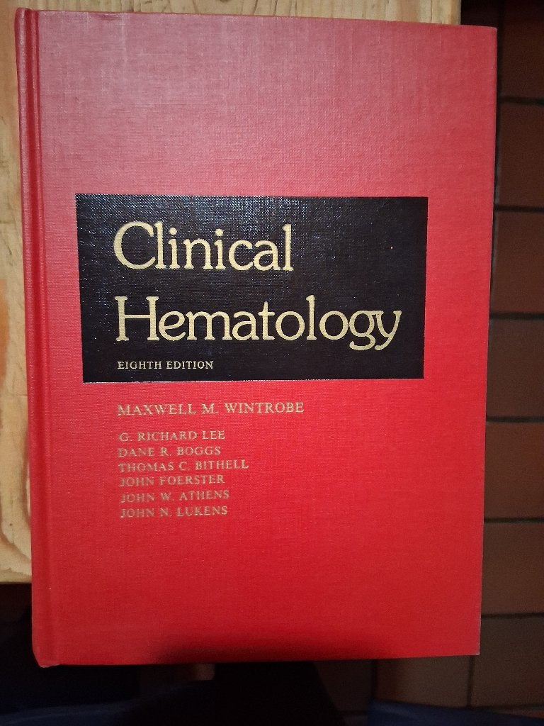 clinic hemathology, Maxwell m .  wintrobe, Overige wetenschappen, Ophalen, Gelezen