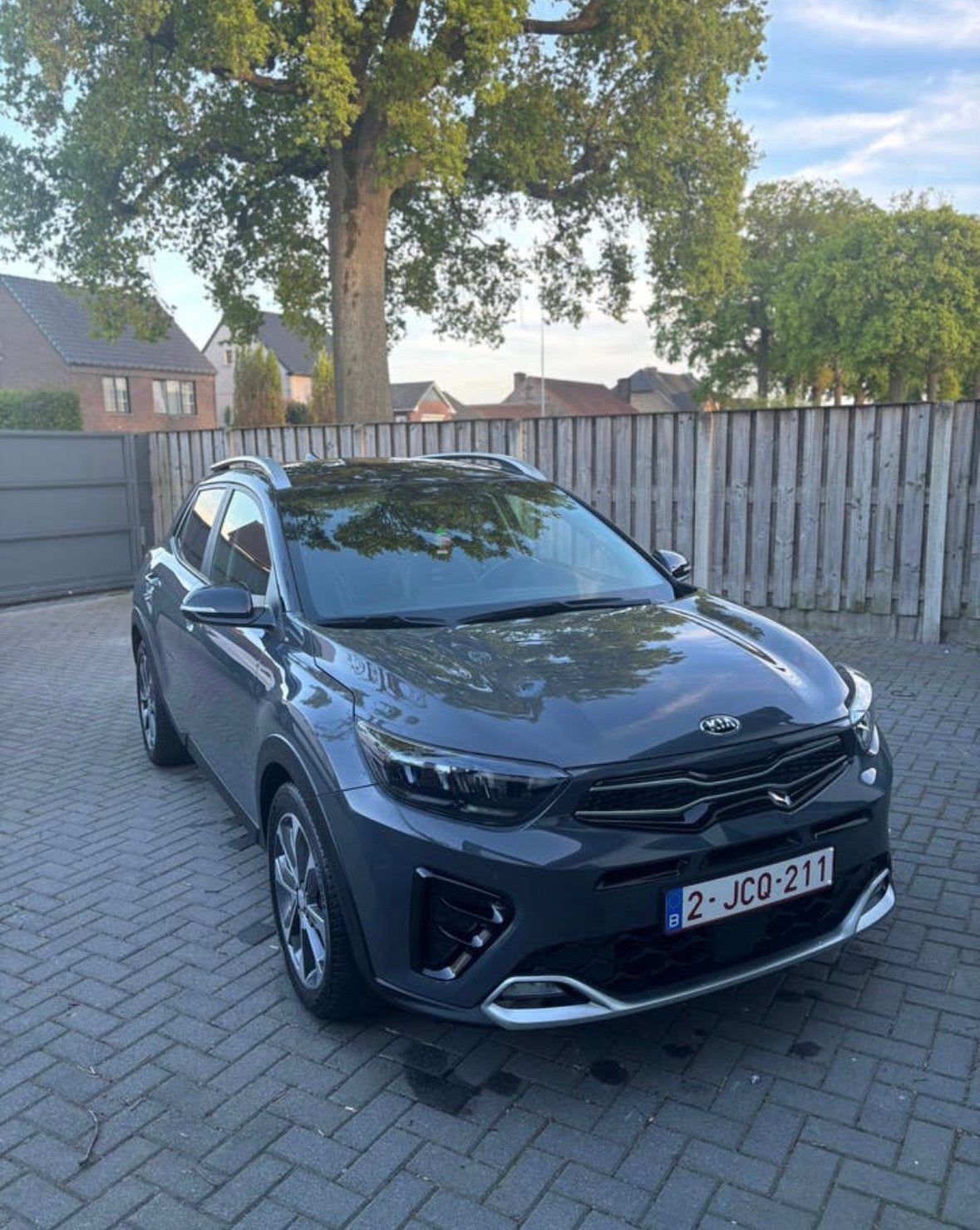 Kia stonic 1.0 T-GDI GT line MHEV automaat 120pk hybride, Autos, Kia, Argent ou Gris, Achat, Euro 6, Noir