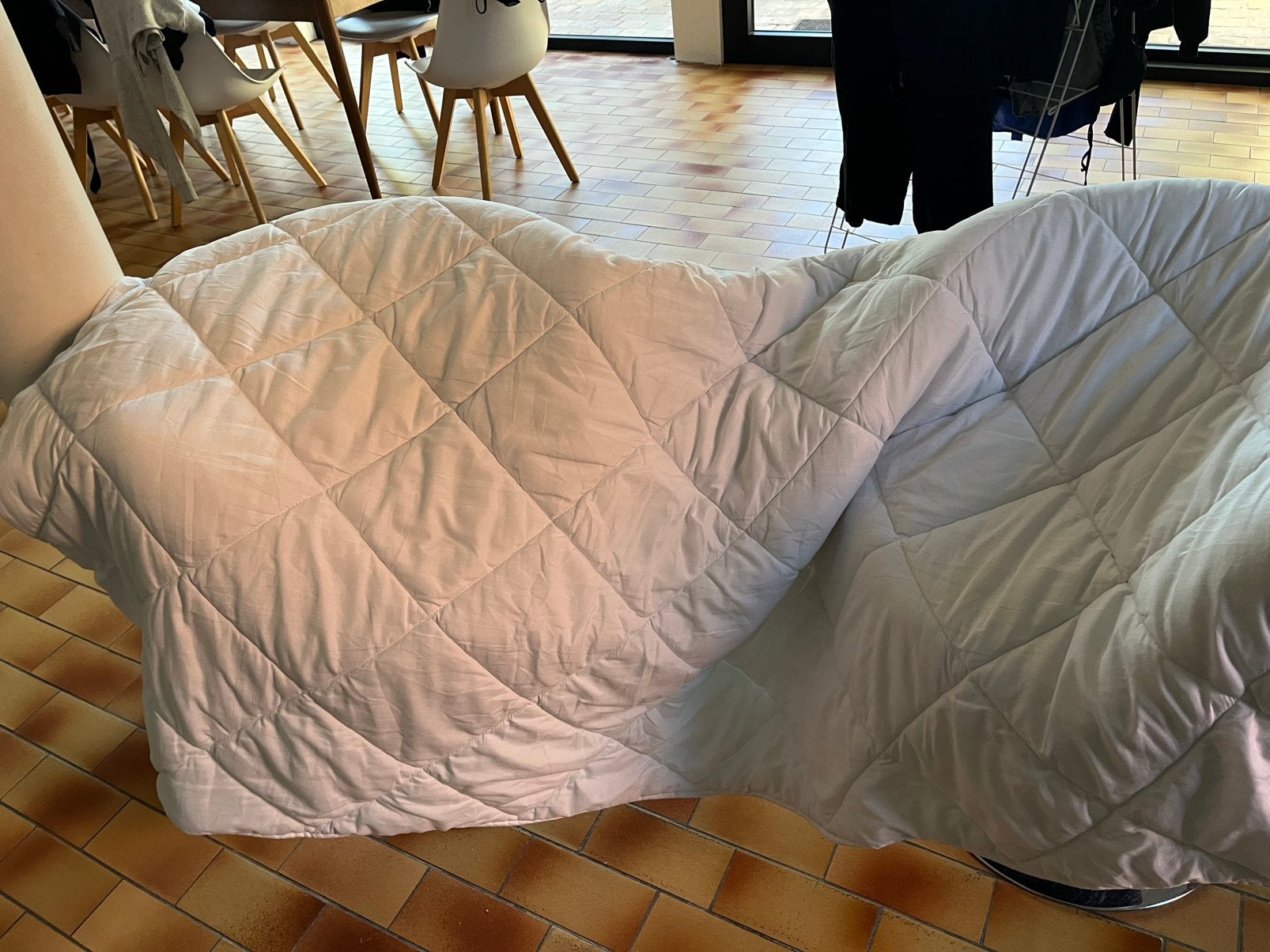 Couette lavée 140x200, Enlèvement, Comme neuf, Une personne