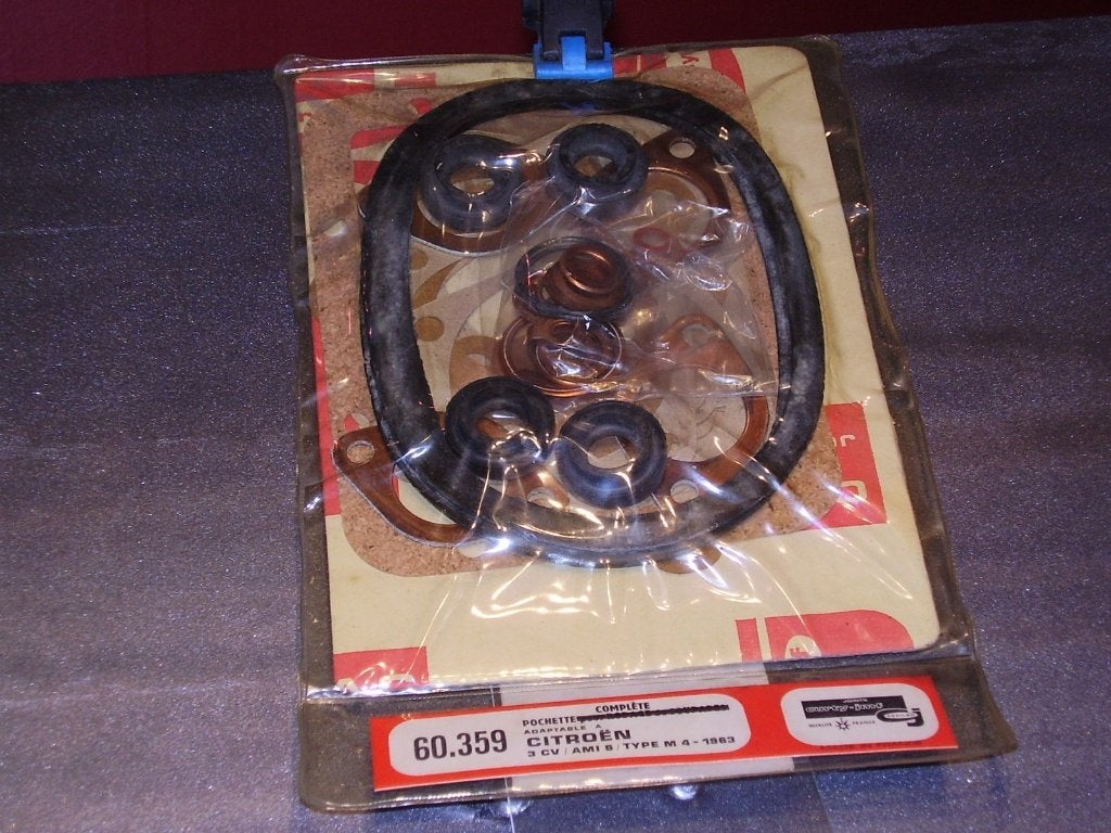 Pochette de joints pour CITROËN 3 CV/AMI 6/Type M 4 - 1963., Autos : Pièces & Accessoires, Enlèvement ou Envoi, Neuf, Citroën