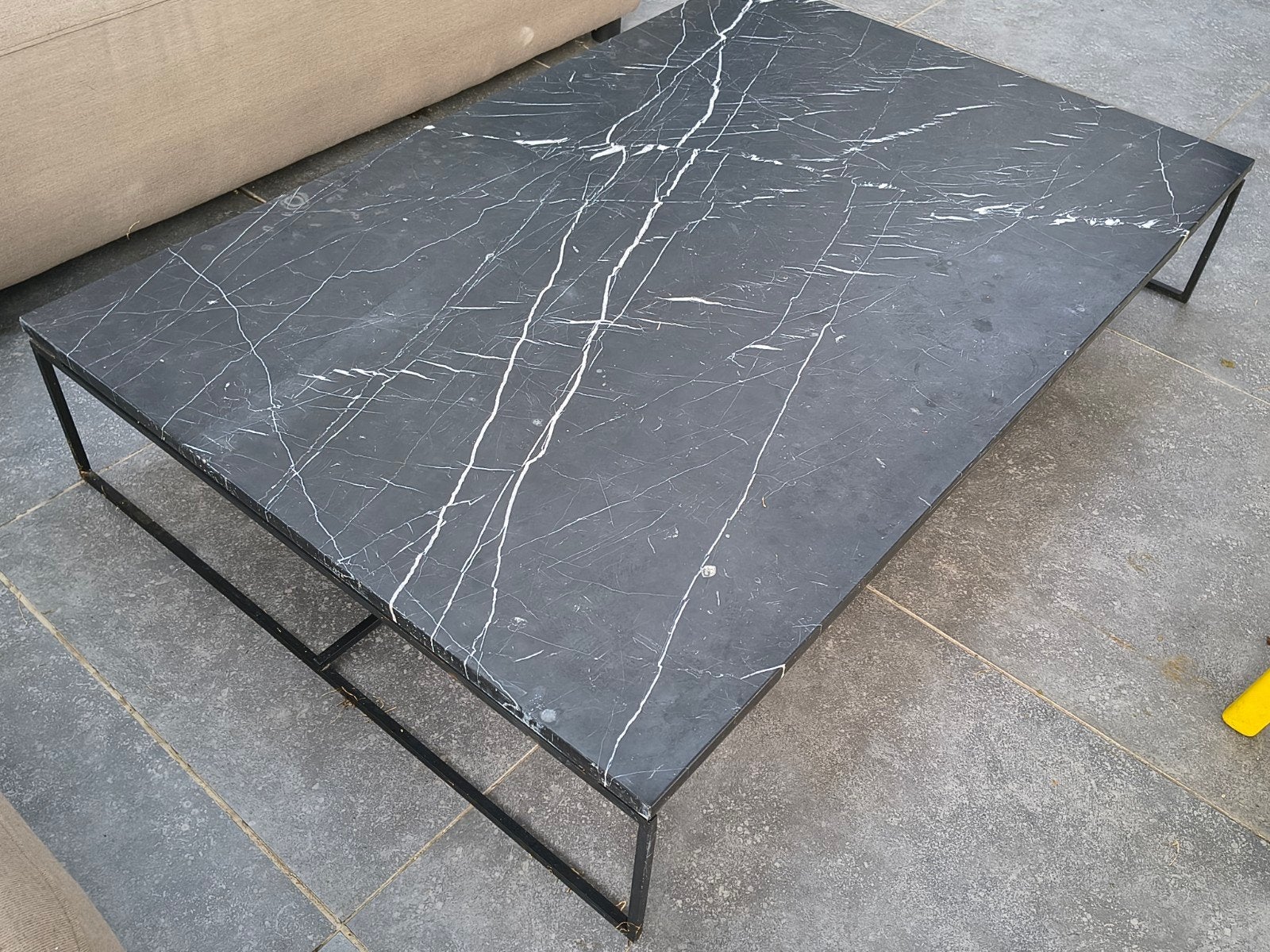 salontafel marmer, Ophalen