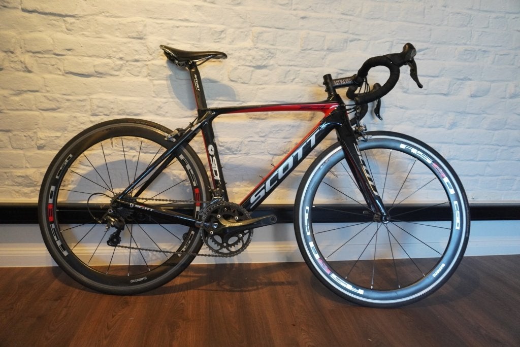 Scott Foil Aero Racefiets – Carbon, Vélos & Vélomoteurs, Autres marques, Frein sur jante, 49 à 53 cm, Enlèvement