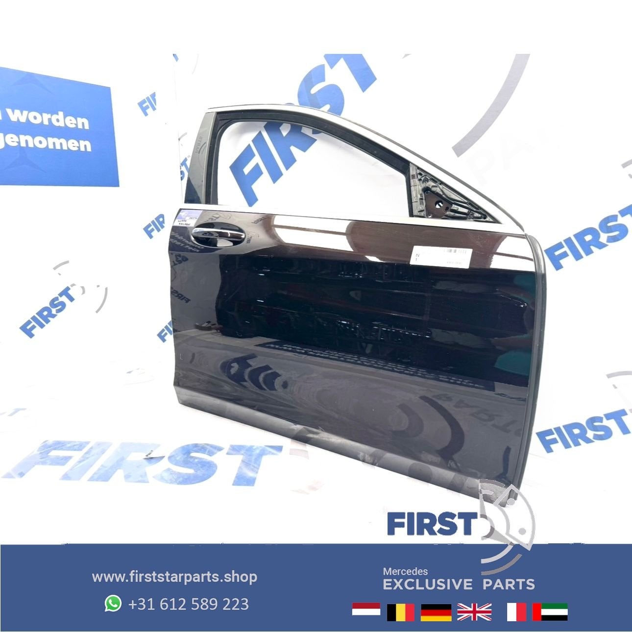 W222 S KLASSE DEUR / PORTIER RECHTS VOOR COMPLEET LANG A2227, Utilisé, Porte, Avant, -