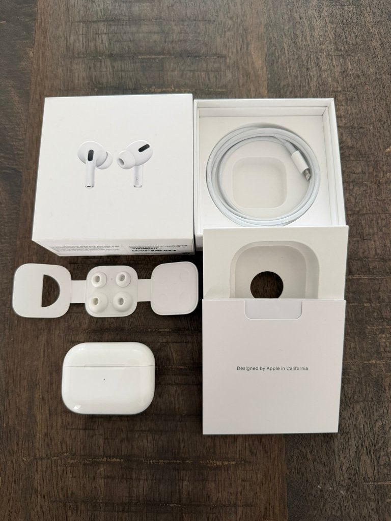Apple Airpods Pro 1, mooie werkende staat, Telecommunicatie, In gehoorgang (in-ear), Ophalen of Verzenden, Apple, Wit