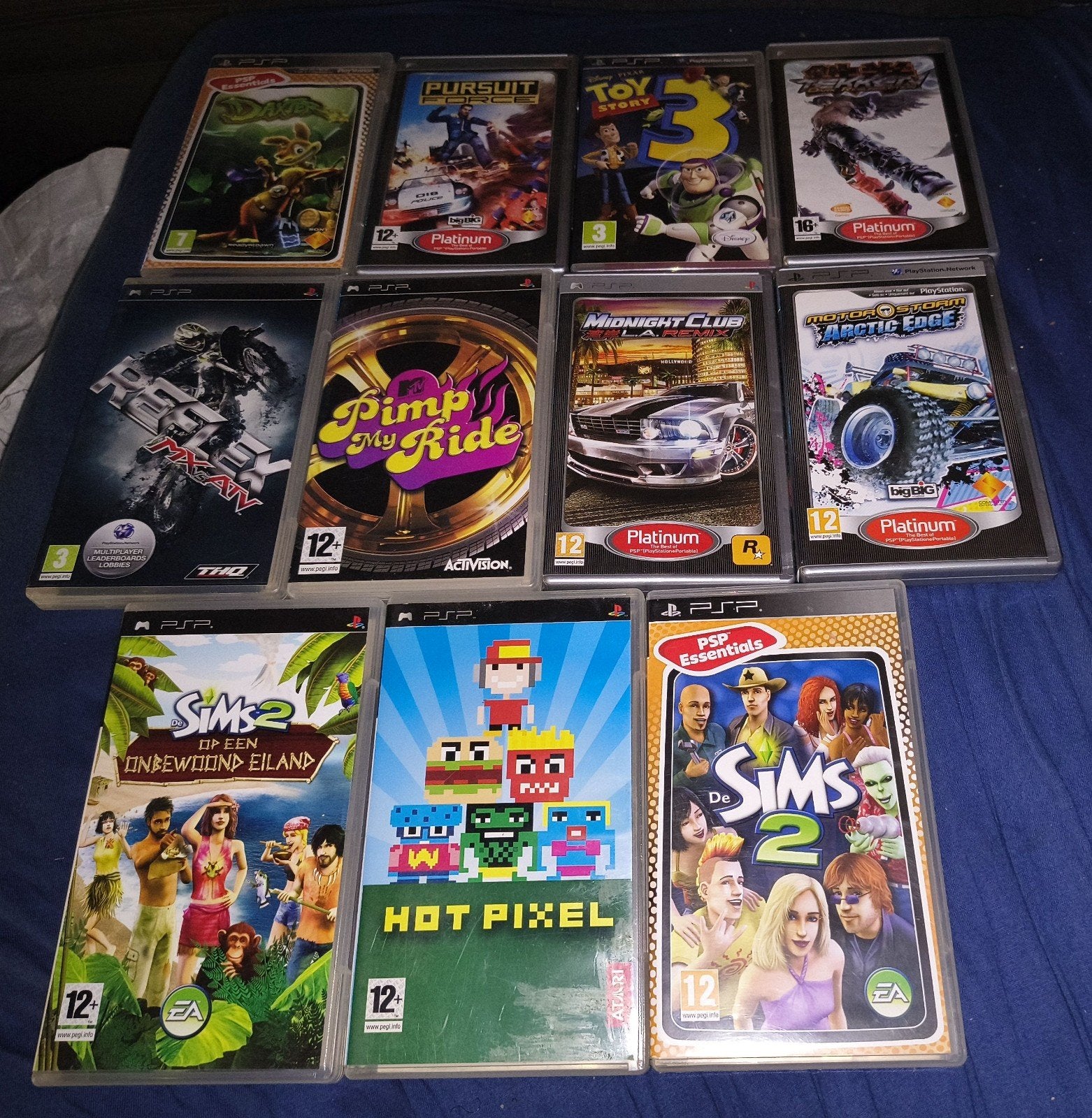 PsP lotje. 11 Games Voordeelbundel, Games en Spelcomputers, Games | Sony PlayStation Portable, Overige genres, 1 speler, Ophalen of Verzenden