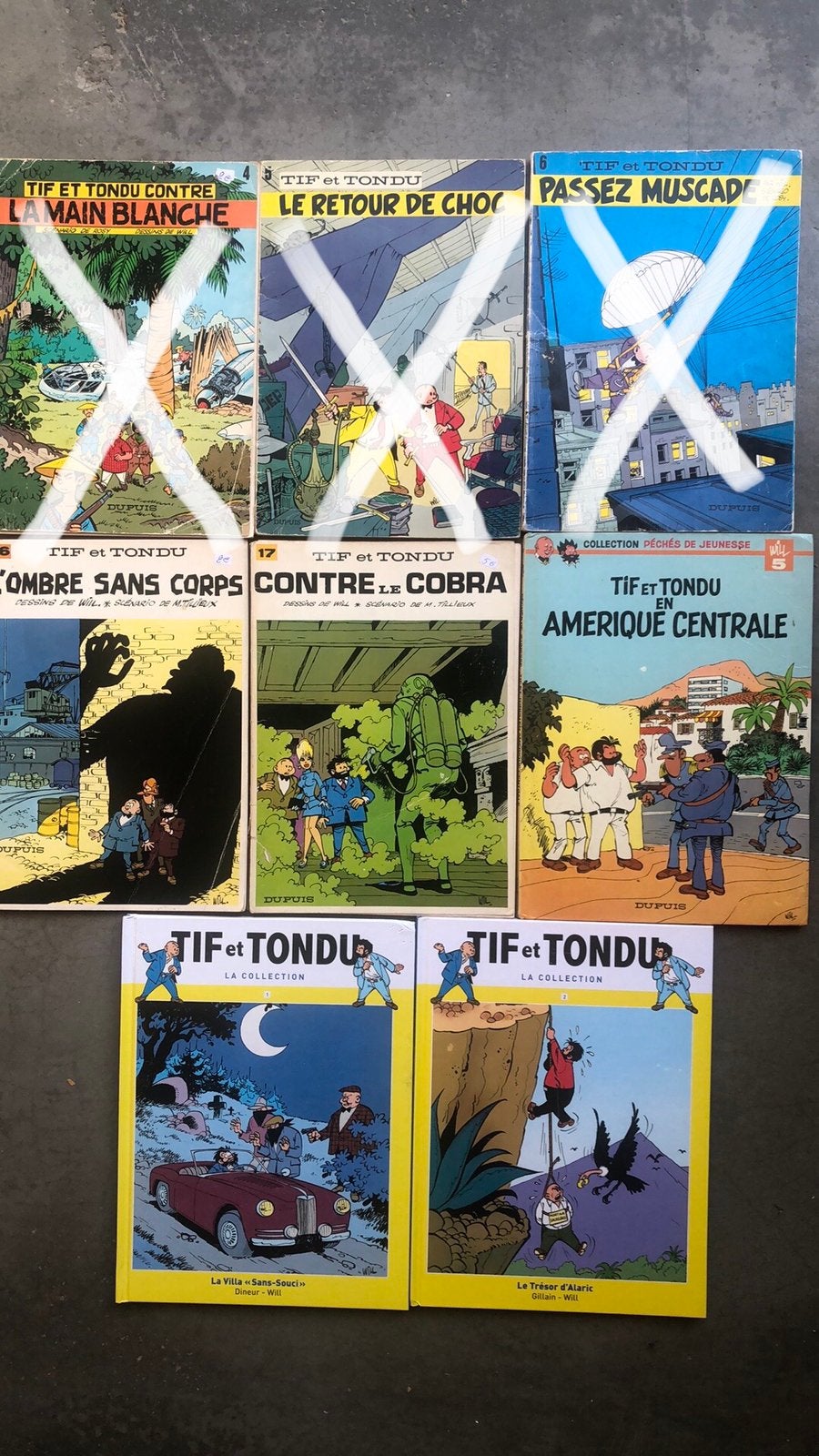 Tif et tondu, Enlèvement ou Envoi, Utilisé