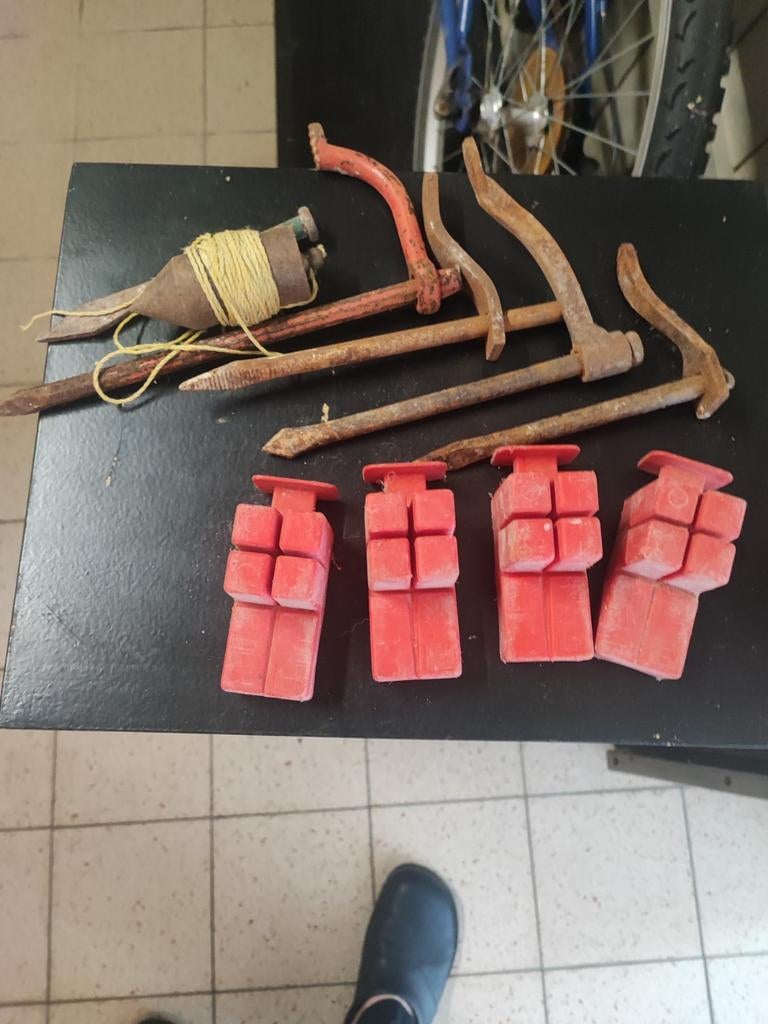 Metselaars materiaal, Ophalen