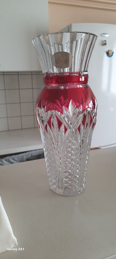 Kristallen vaas, Antiek en Kunst, Ophalen