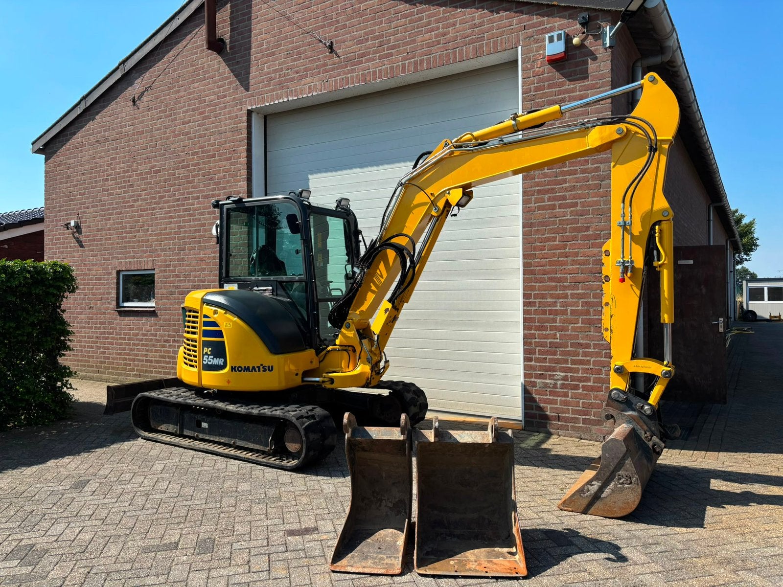 Komatsu PC55MR-5MO Minigraver Graafmachine, Zakelijke goederen, Ophalen, Graafmachine