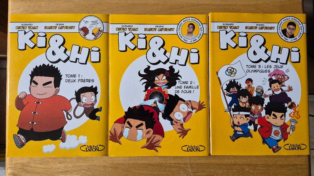 Lot mangas Ki et Hi tomes 1 à 3, Plusieurs comics, Enlèvement, Kevin Tran, Japon (Manga)