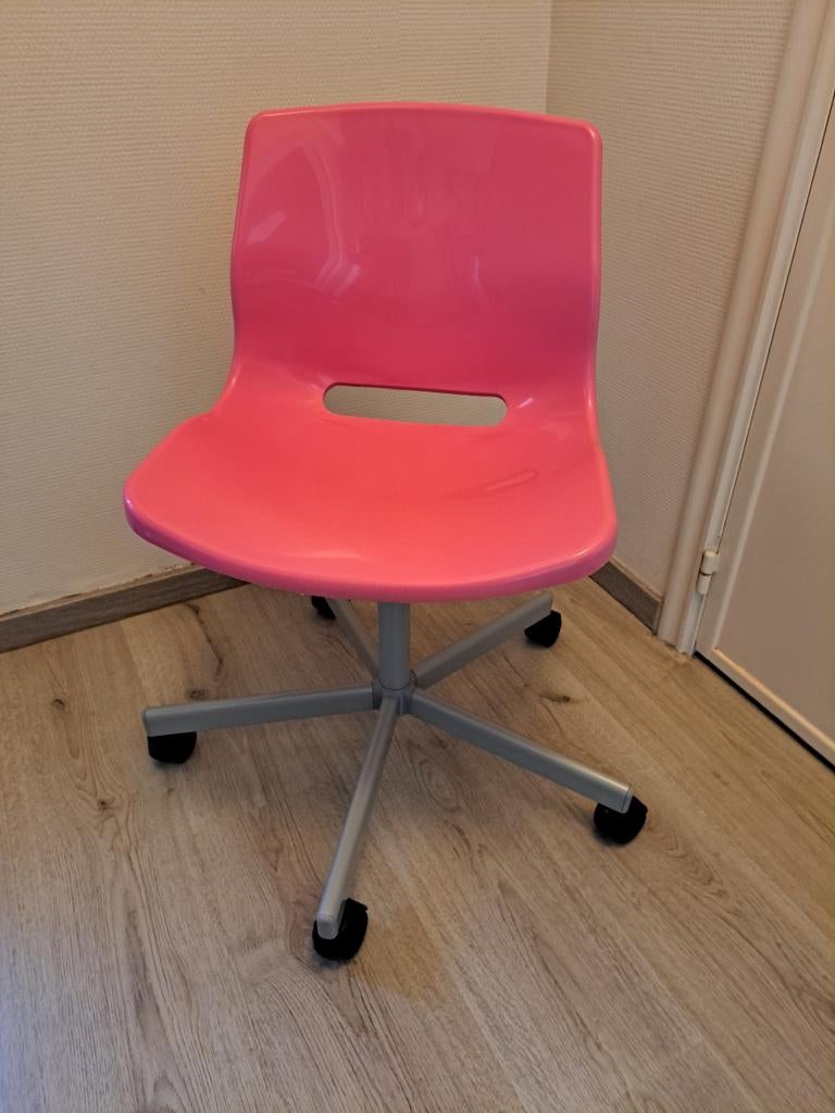 Bureaustoel kinderen - Ikea "Snille" - Roze, Huis en Inrichting, Ophalen