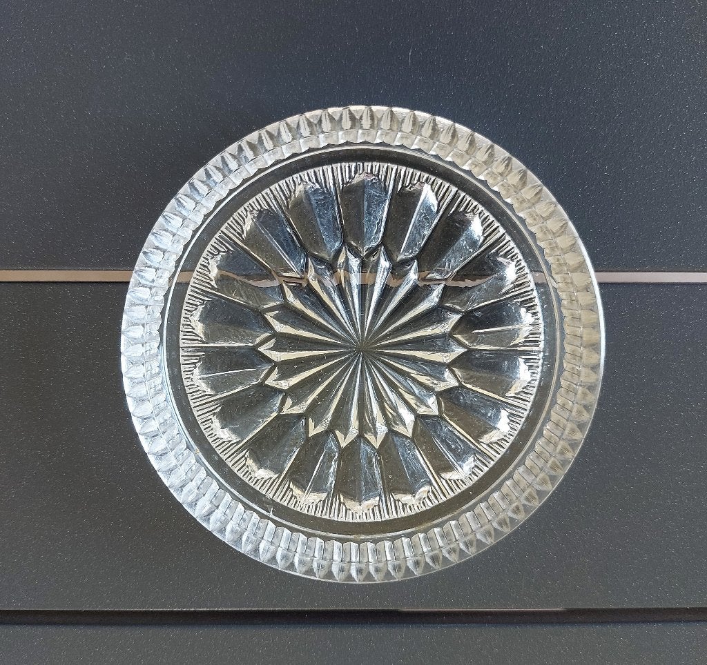 4 sous-verres en verre, Maison & Meubles, Enlèvement ou Envoi, Sous-verre, Utilisé, Empilable