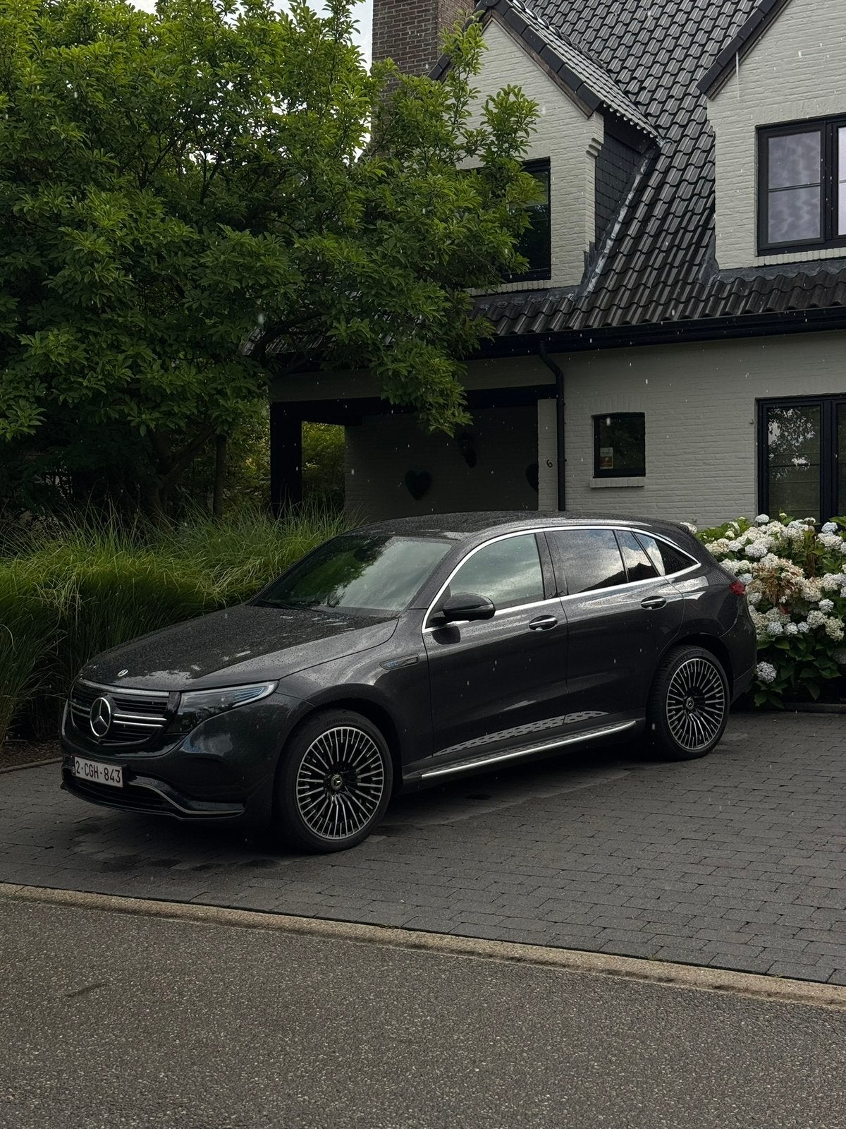 Mercedes EQC400, Auto's, Automaat, 145 kW, Zwart, Overige kleuren