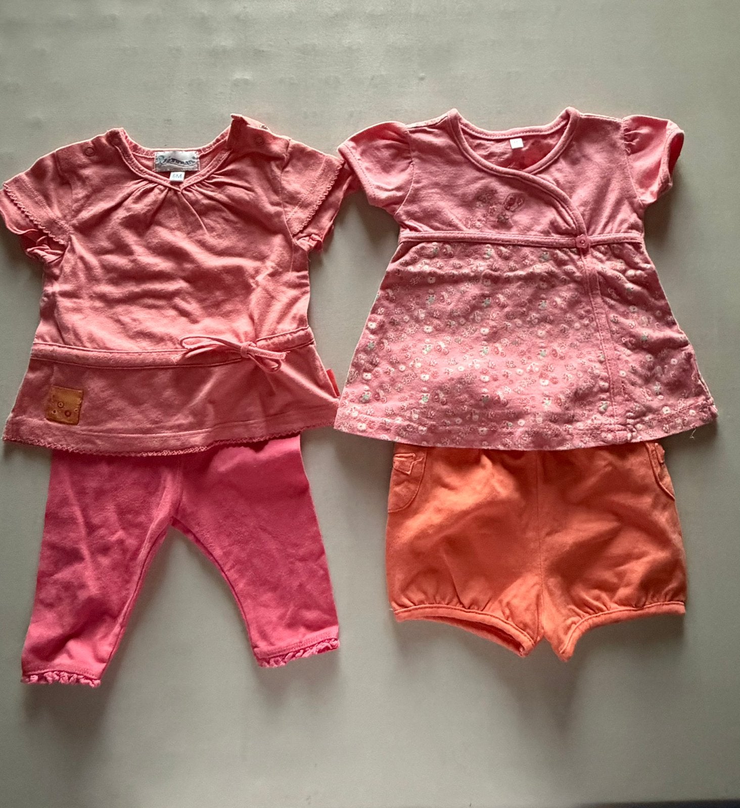 4 st mooie baby kleding (62), Kinderen en Baby's, Babykleding | Maat 62, Ophalen, Zo goed als nieuw, Meisje, Setje