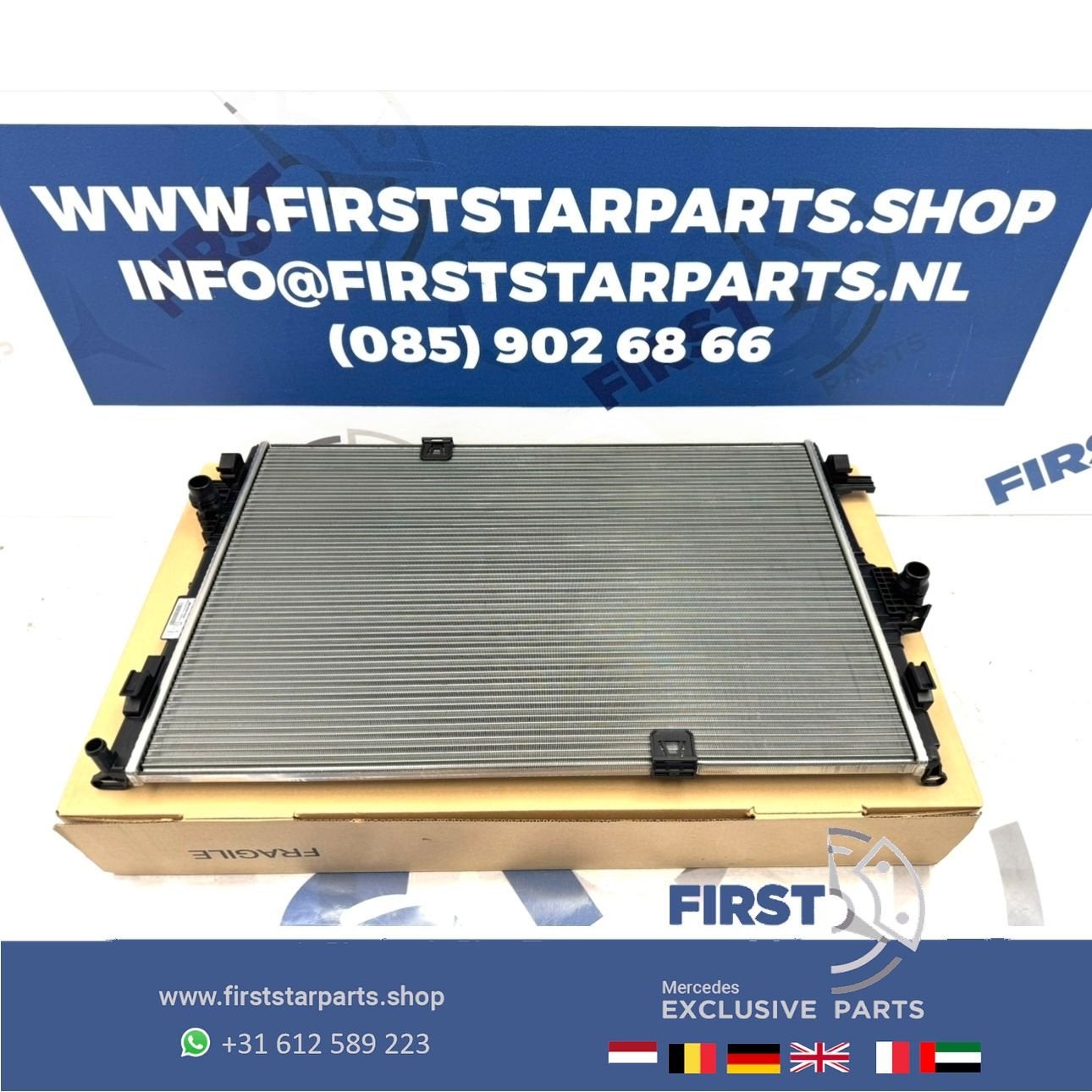 A0995005801 RADIATEUR ORIGINEEL MERCEDES W177 A45 W118 CLA45, Gebruikt, -, Ophalen of Verzenden, -
