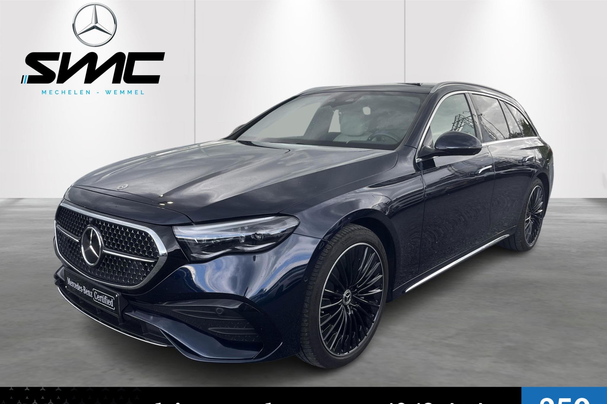 Mercedes-Benz E-klasse Estate E 300 e AMG Line, Automaat, 4 cilinders, Blauw, Plug-in hybride