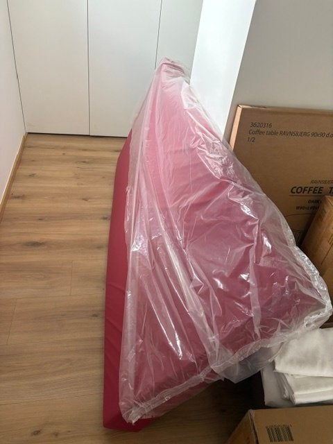 Matelas rouge confortable Comfort Plus vzw Care, Neuf, Matelas, Une personne, 200 cm