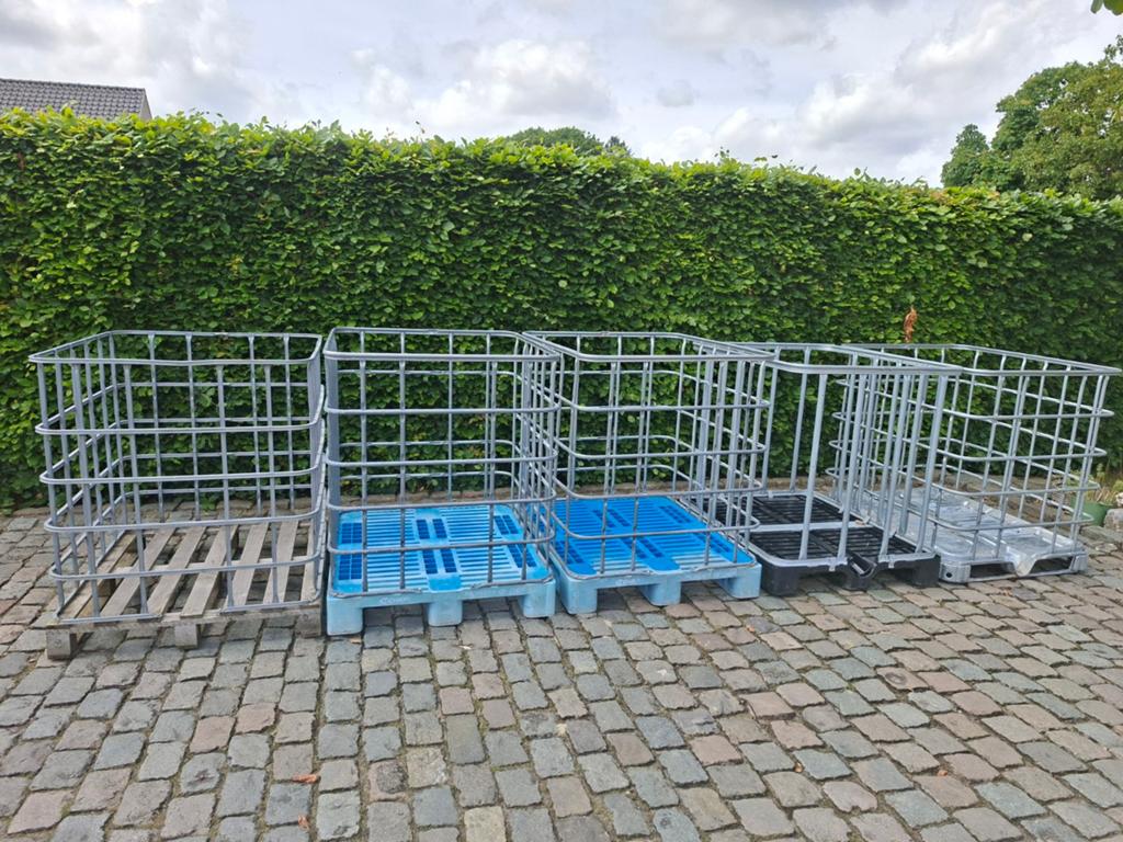 IBC kooien voor brandhout, dakpannen, etc... 4+1 gratis!, Ophalen
