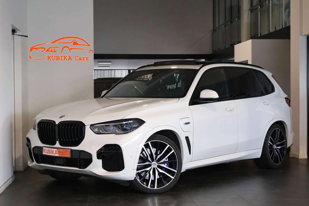 BMW X5 X5 PHEV 3.0AS xDrive45e M-Pack ACC Pano Garantie*, Auto's, Automaat, Gebruikt, Wit, Leder