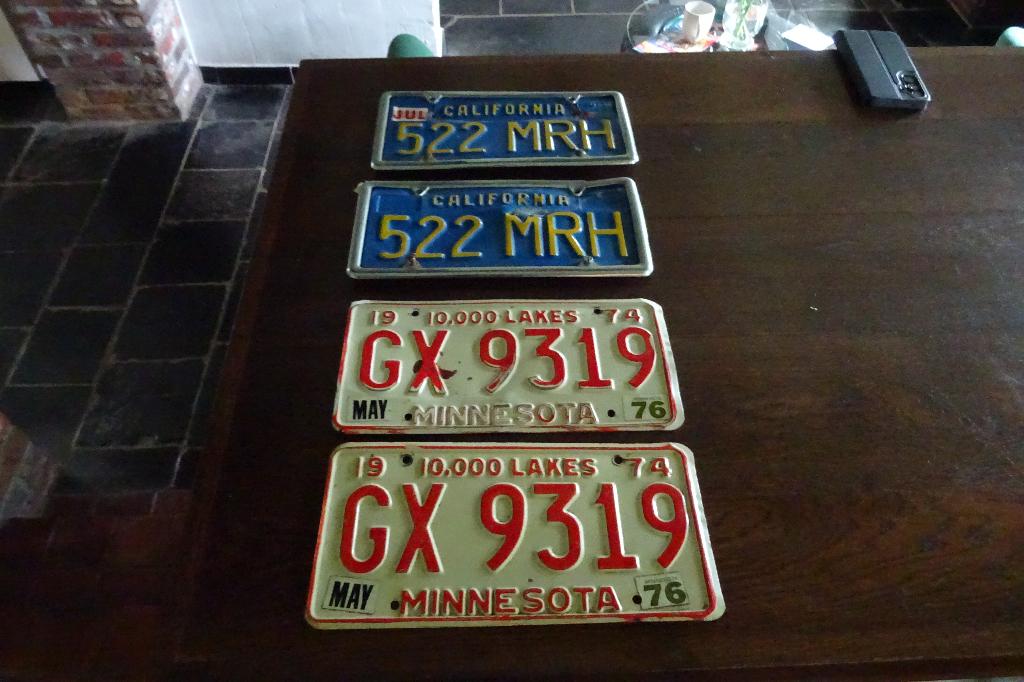nummerplaten, Ophalen of Verzenden, Gebruikt