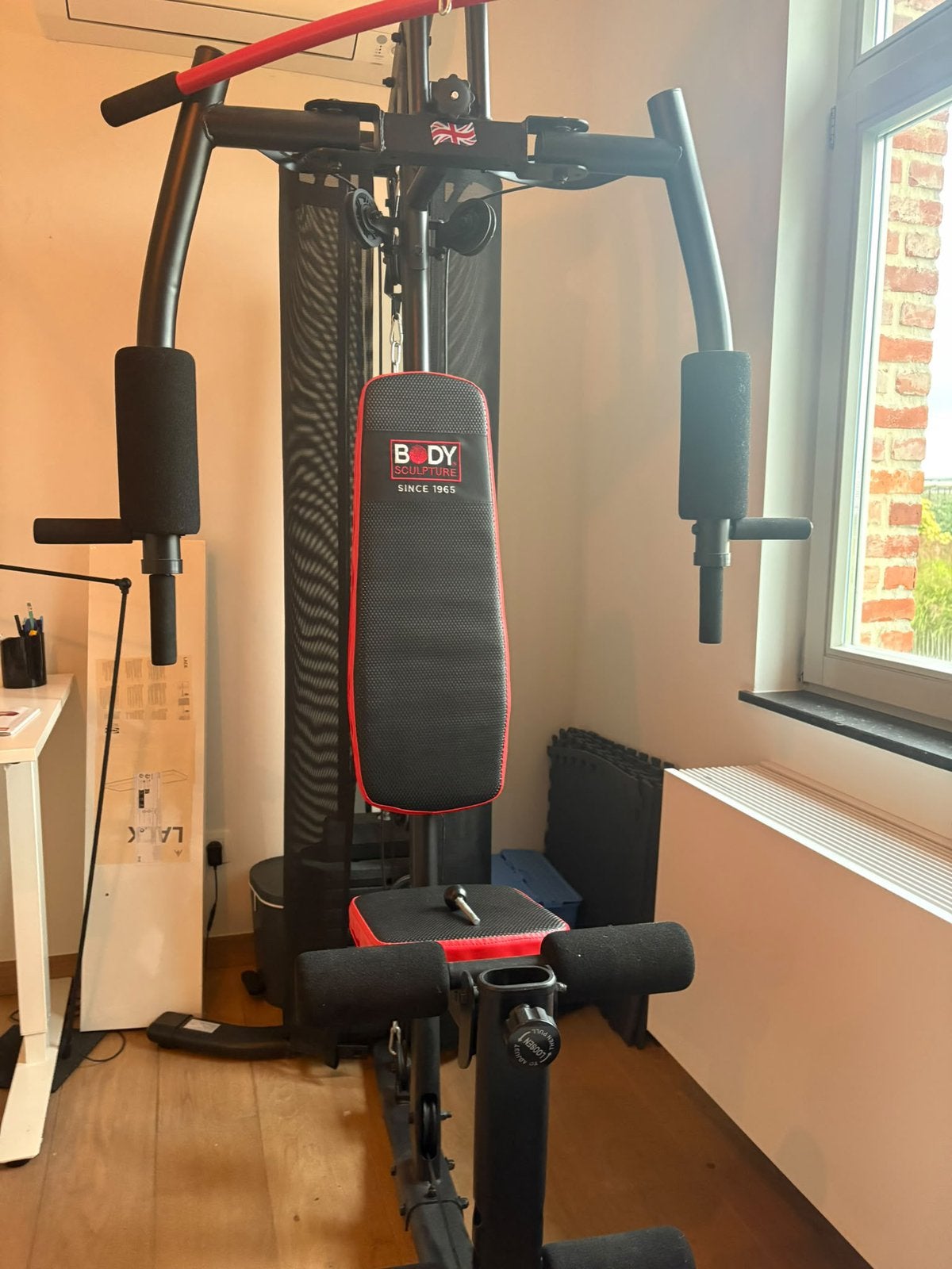 Multigym Body Sculpture + fitnessbank – Goede staat, Ophalen, Armen, Krachtstation, Zo goed als nieuw