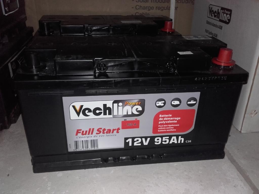 Batterie Vechline Polyvalente, Caravanes & Camping, Camping-car Accessoires, Enlèvement, Neuf