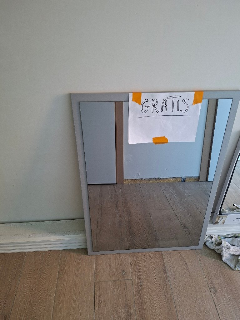 Spiegel, Ophalen, Gebruikt, 75 tot 100 cm, Minder dan 100 cm