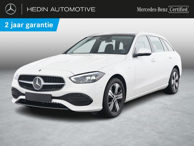 Mercedes-Benz C-klasse 300 DE 4MATIC Break Luxury Line | Pan, Auto's, Automaat, 197 pk, 4 cilinders, Wit