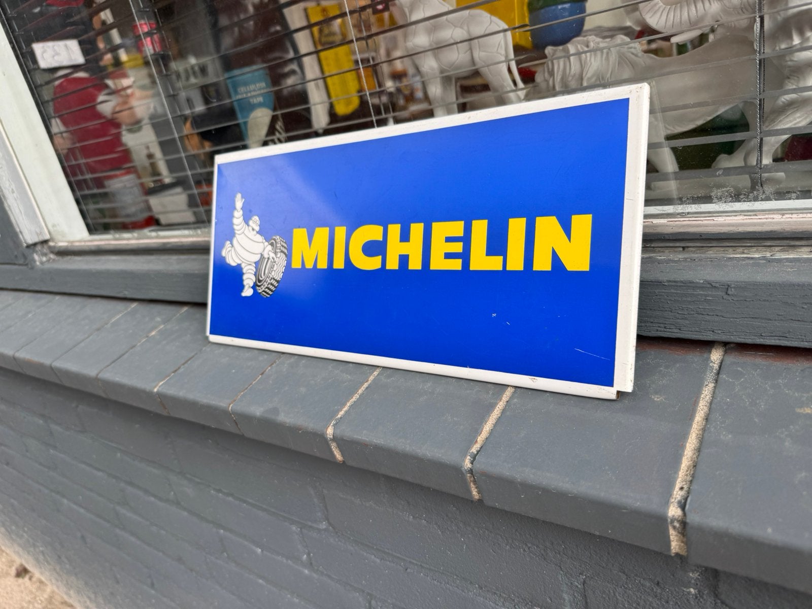 MICHELIN Banden oud reclamebord, Verzamelen, Ophalen of Verzenden, Gebruikt, Reclamebord