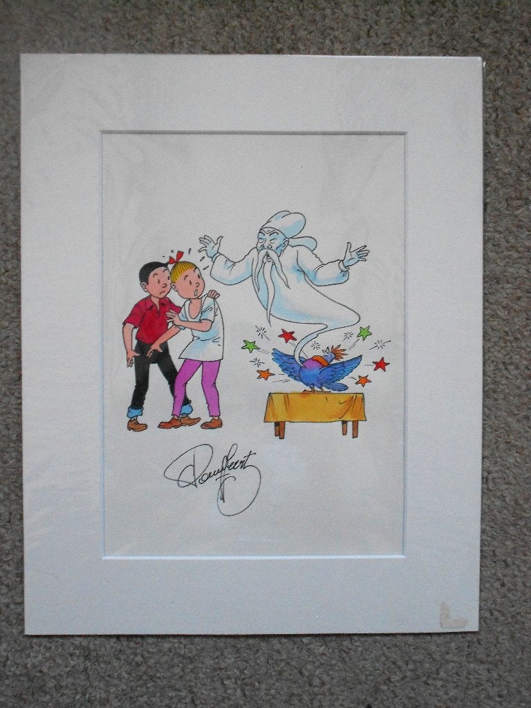Suske en Wiske - De Klinkende Klokken - originele tek Geerts, Boeken, Ophalen of Verzenden, Nieuw, Paul Geerts