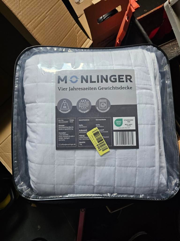 Verzwaringsdeken 7kg 155220 (nieuw), Ophalen